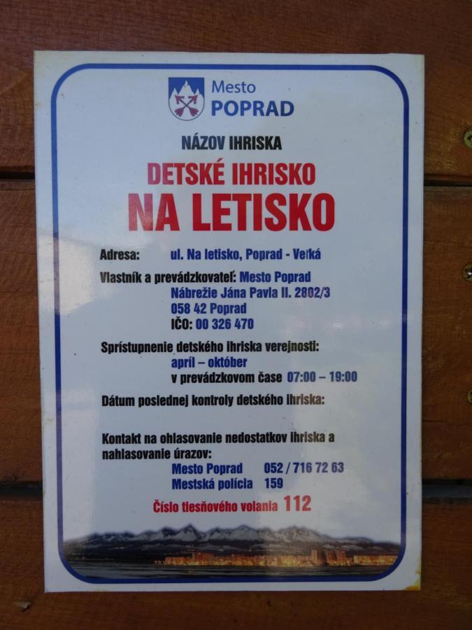 Villa Rekreacny Dom Tyrkys Poprad Esterno foto